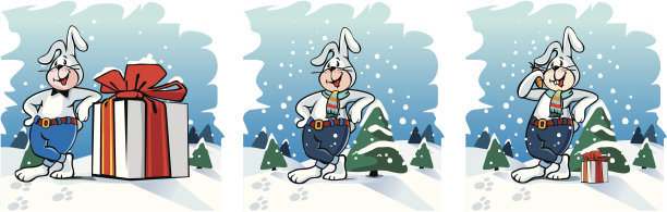 兔子的礼物图片下载