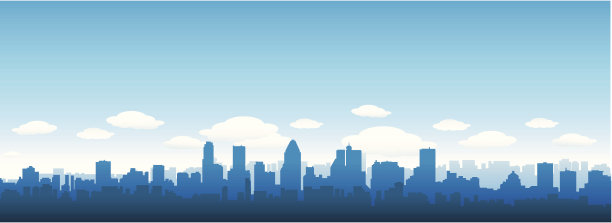 城市的天际线图片下载