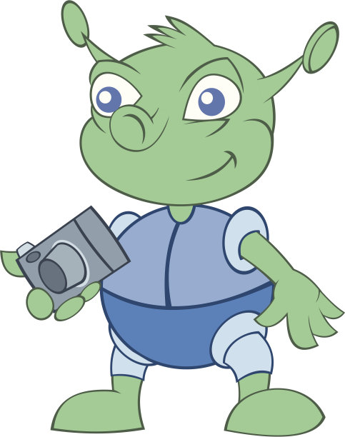 外星人的摄影师图片下载