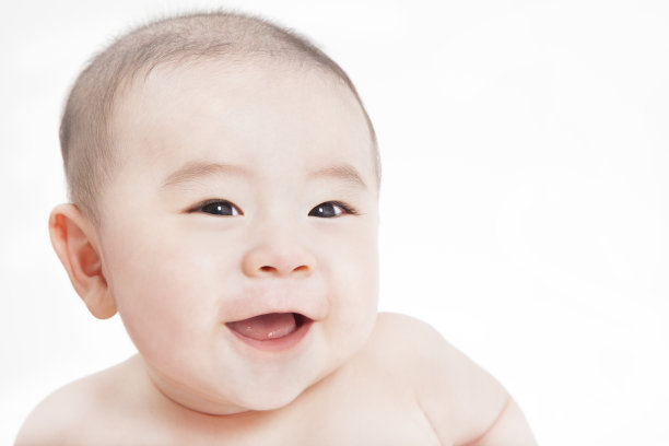 微笑的亚洲婴儿图片下载