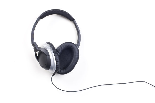 耳机白色隔离图片下载