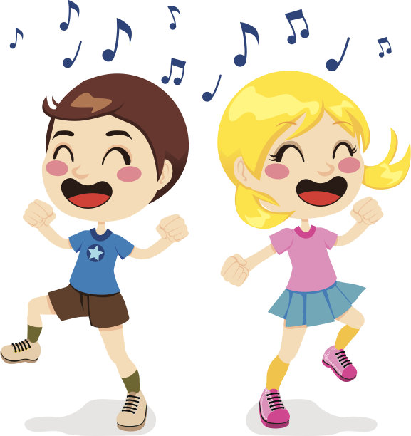 孩子们跳舞素材图片