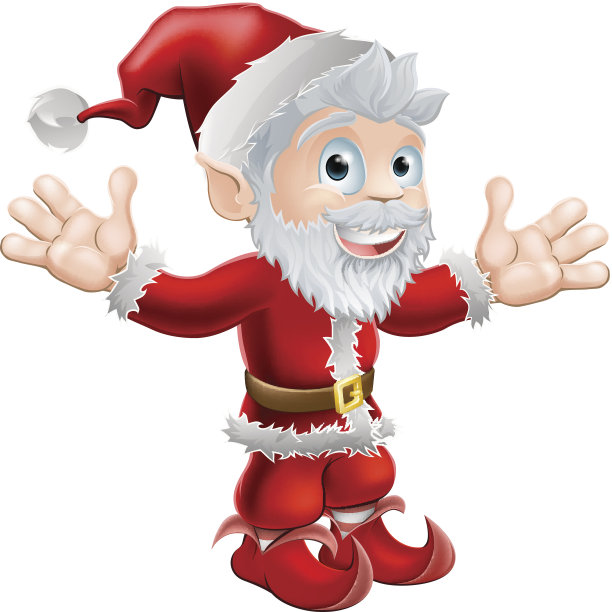 圣诞老人挥手图片下载