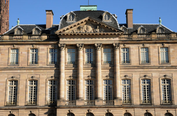 法国，Bas Rhin, Le Palais Rohan在斯特拉斯堡图片下载