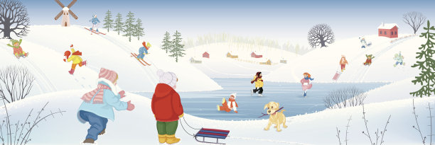 冬天的消遣方式图片下载