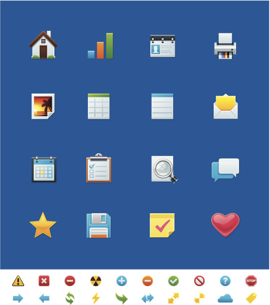 网站管理员常用的网站图标图片下载