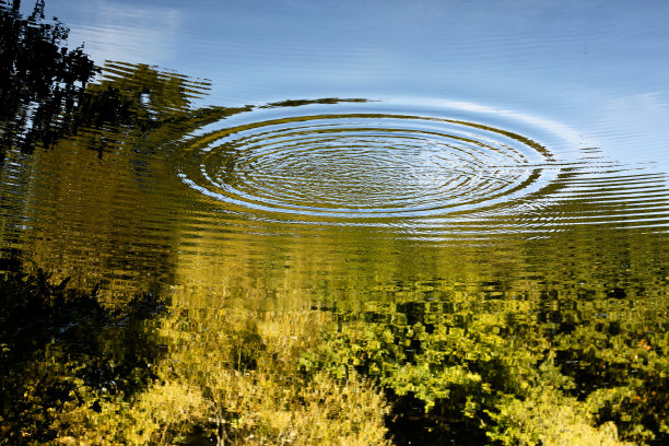湖面上的涟漪图片下载