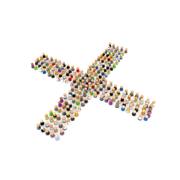 卡通的人群,穿过图片下载