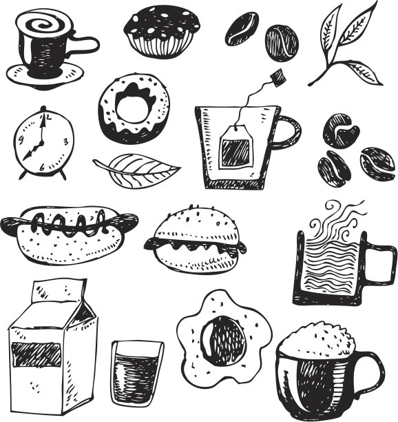 大矢量套餐-早餐图片下载