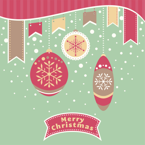 圣诞节的复古卡图片下载