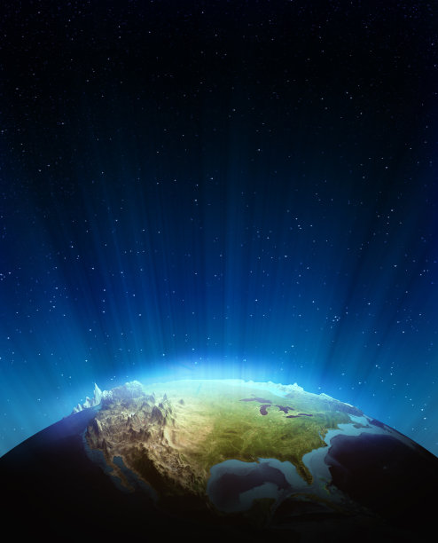 北美真实地形图片下载