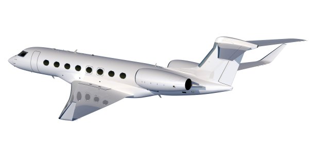 高端公务机，从左后方起飞图片下载