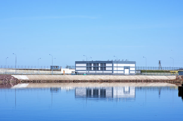 圣彼得堡的防洪和水坝图片下载