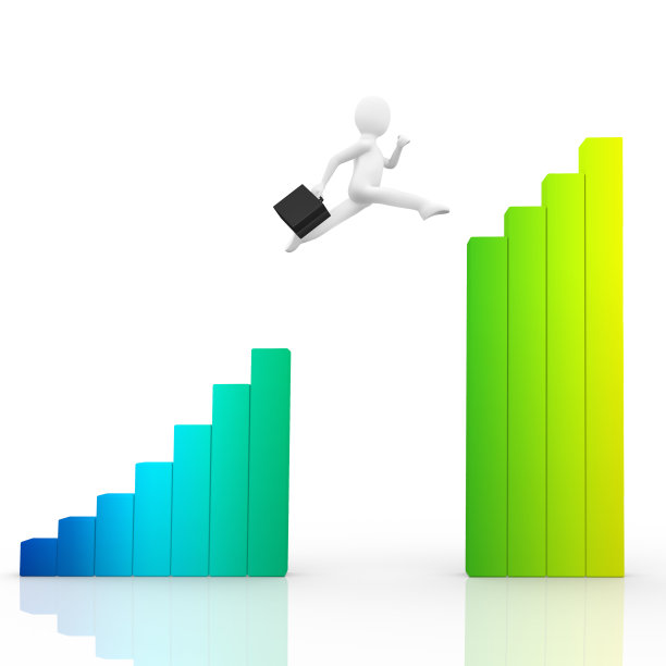 一名男子正在越过障碍物图片下载