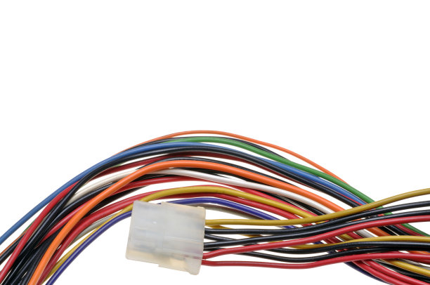 五彩缤纷的电力电缆图片下载