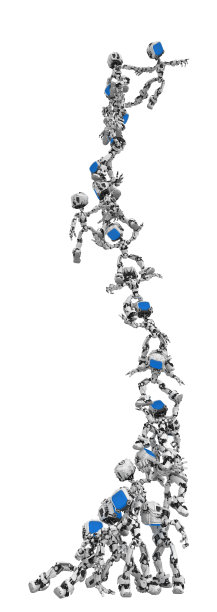 蓝屏机器人，金字塔特技塔图片下载