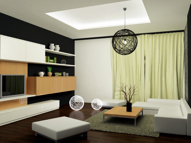 现代客厅图片下载