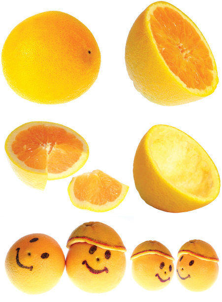 橙色的集合图片下载