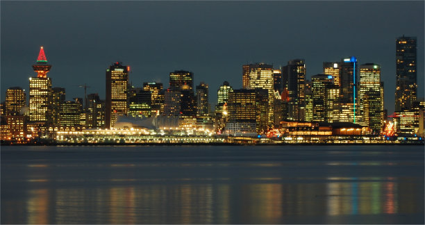 温哥华晚上图片下载