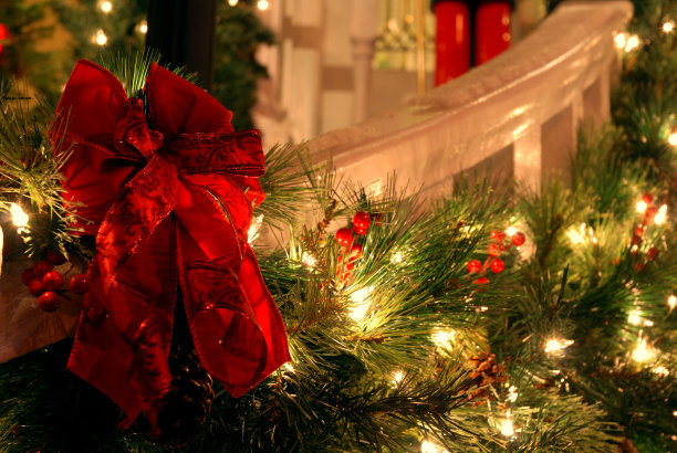 圣诞节的弓图片下载