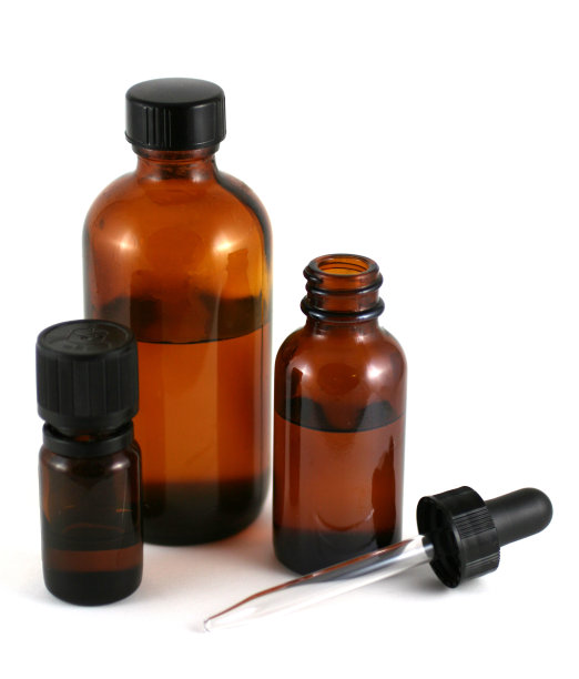 琥珀瓶和滴管图片下载