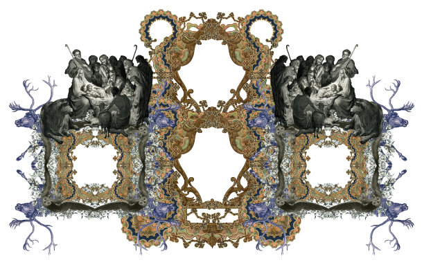 旧画框图片下载