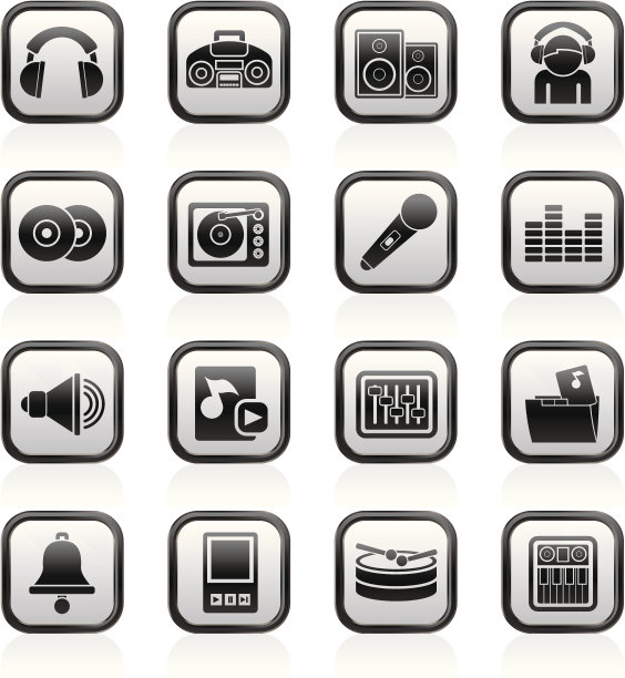 音乐和声音图标图片下载