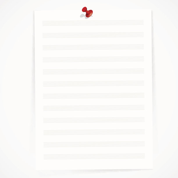 乐谱用纸图片下载