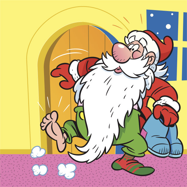 圣诞老人的袜子图片下载