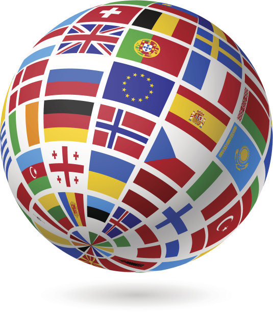 旗帜。欧洲。图片下载