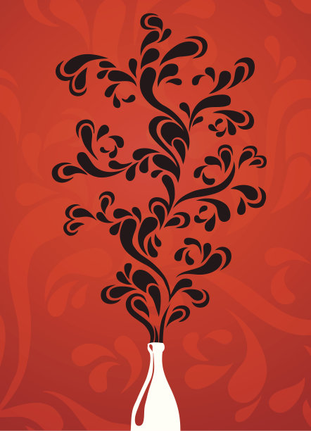 花的瓶子图片下载