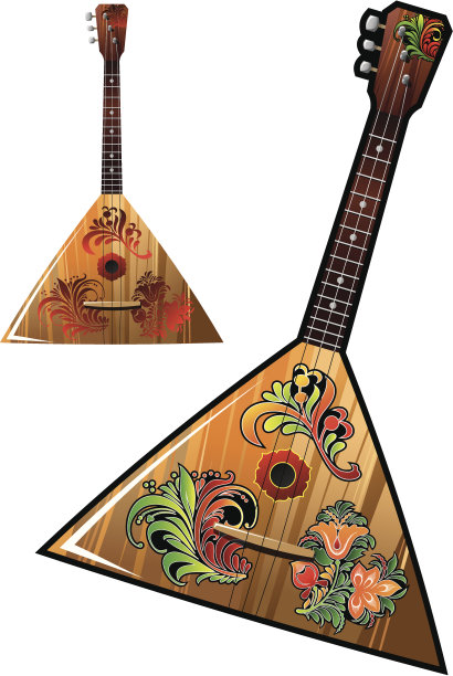 俄罗斯民族乐器——三弦琴图片下载