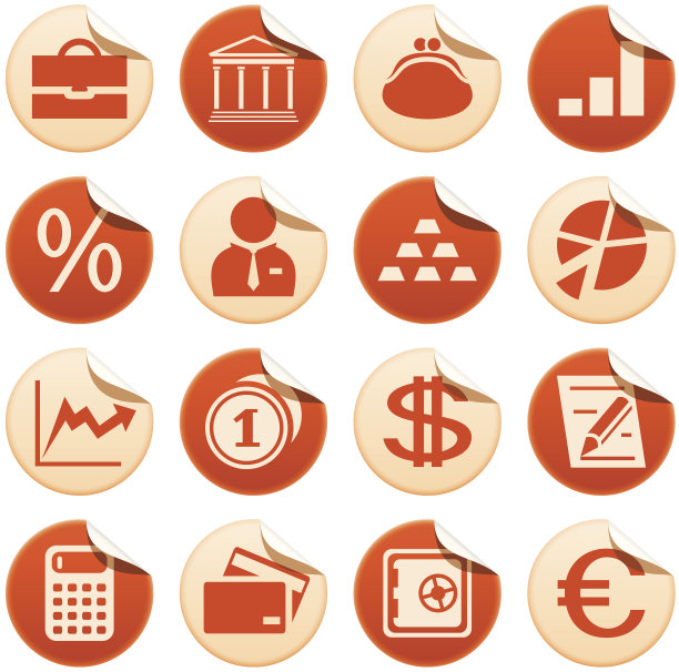 银行和金融贴纸图片下载