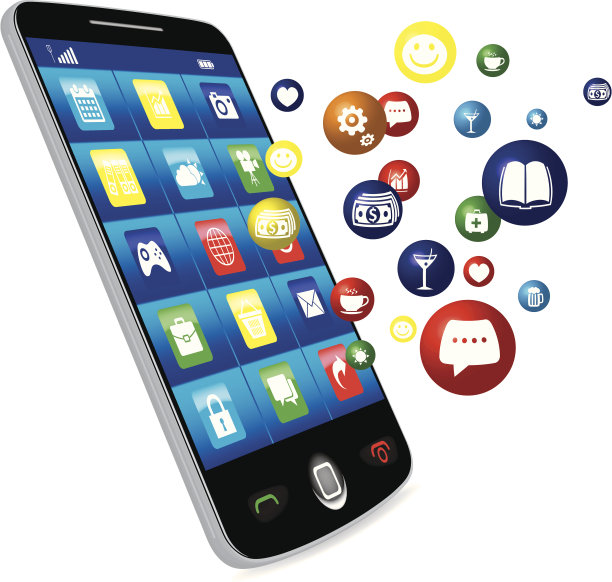 移动电话。图片下载