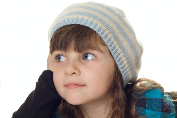 女孩在贝雷帽图片下载