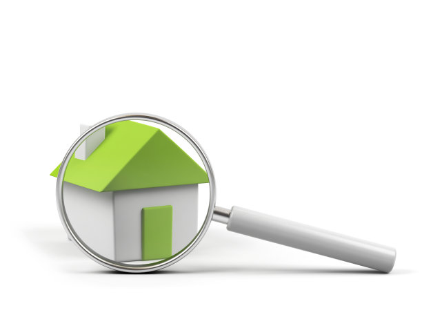 白色背景下的房子。图片下载