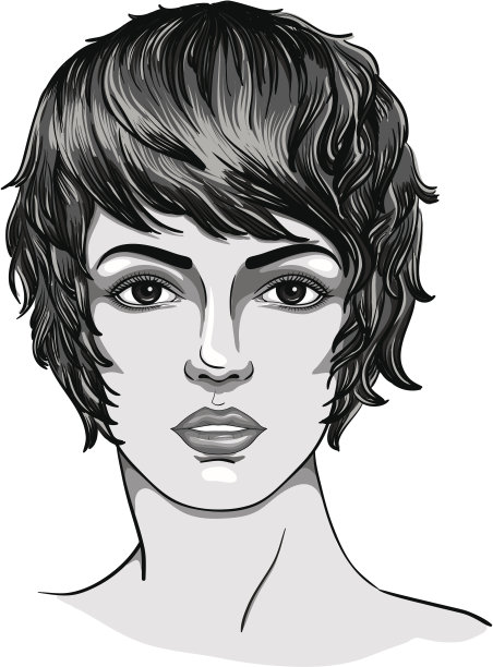 一个年轻女子的肖像图片下载