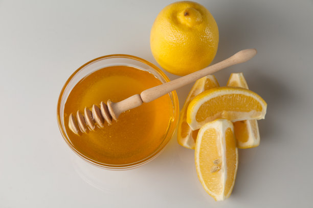 上面是蜂蜜和柠檬图片下载