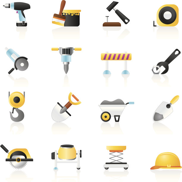 建筑物及建筑图标图片下载