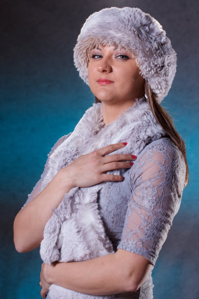 冷特写人像图片下载