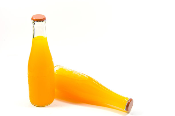 两瓶橙汁图片下载