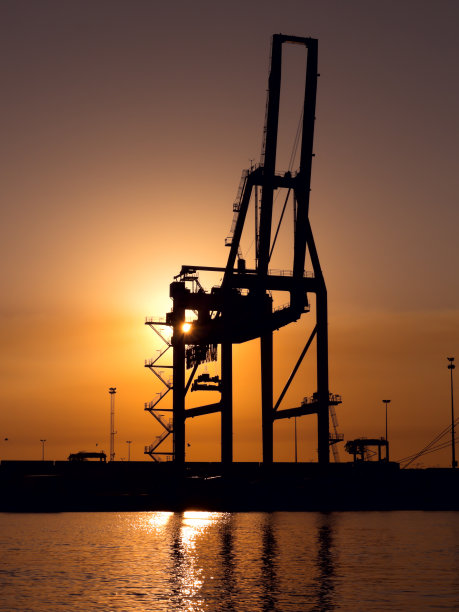 工业日落图片下载