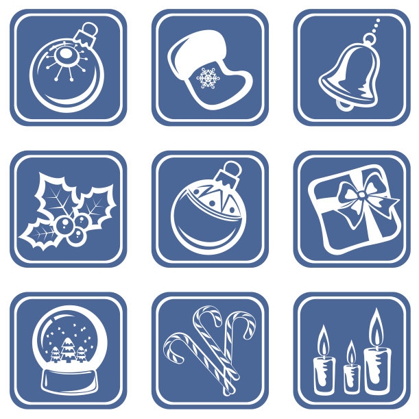 圣诞节图标设置图片下载