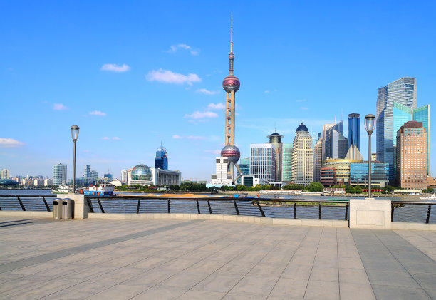 上海的天际线图片下载
