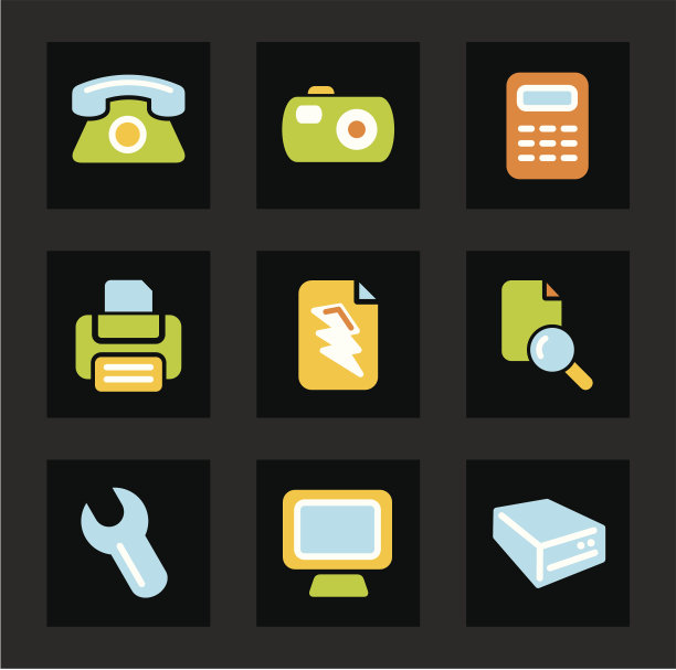 颜色图标系列-基本图标图片下载