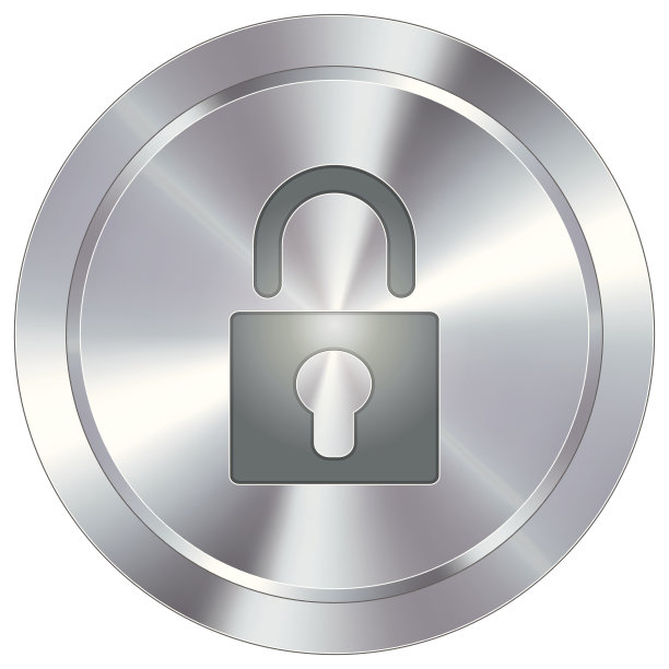 不锈钢安全锁图标图片下载