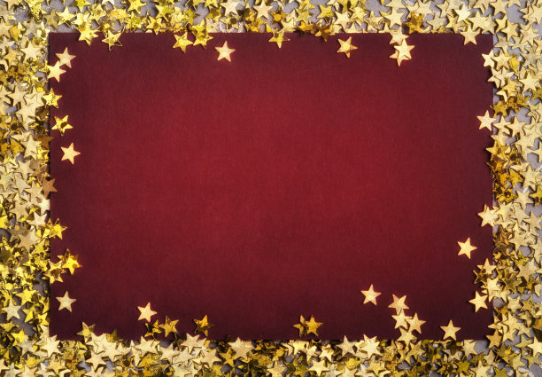 星形五彩纸屑的圣诞背景图片下载