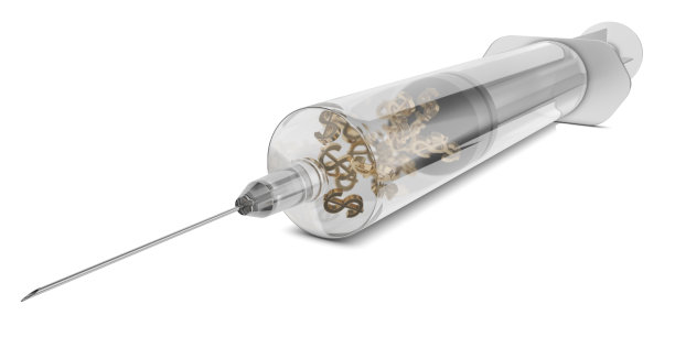 注射器和金元图片下载