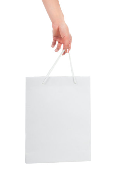 白色的购物袋图片下载