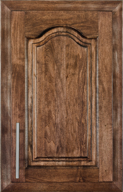 木制橱柜门，镀铬拉手图片下载